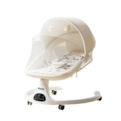 Smart baby chair electric rocker for newborn with remote control
Automatic baby swing with music and feeding tray
Luxury baby rocker chair pink color
Modern baby swing for newborn SnuggleNest