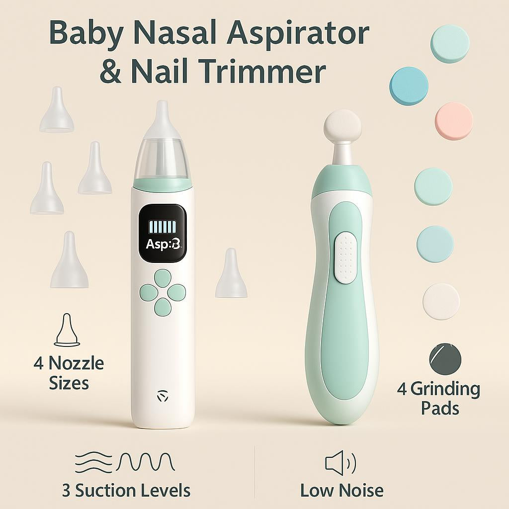 BabyCare Pro Kit — Nasal Aspirator + Nail Trimmer