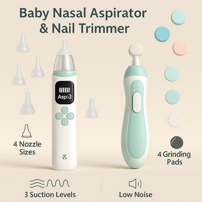 BabyCare Pro Kit — Nasal Aspirator + Nail Trimmer