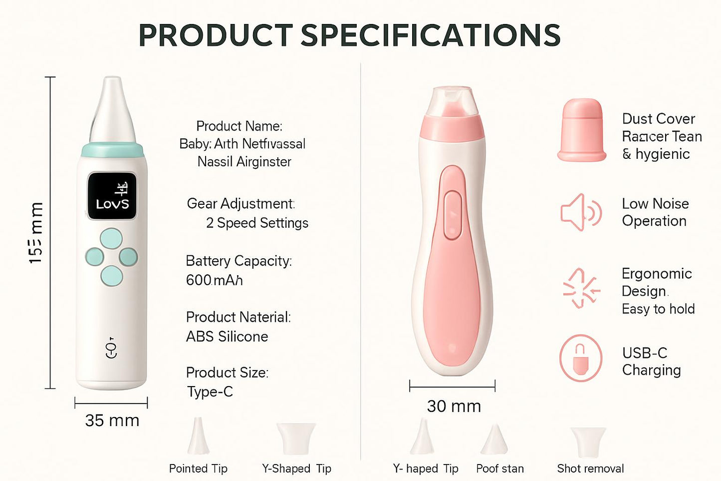 BabyCare Pro Kit — Nasal Aspirator + Nail Trimmer