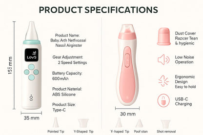 BabyCare Pro Kit — Nasal Aspirator + Nail Trimmer